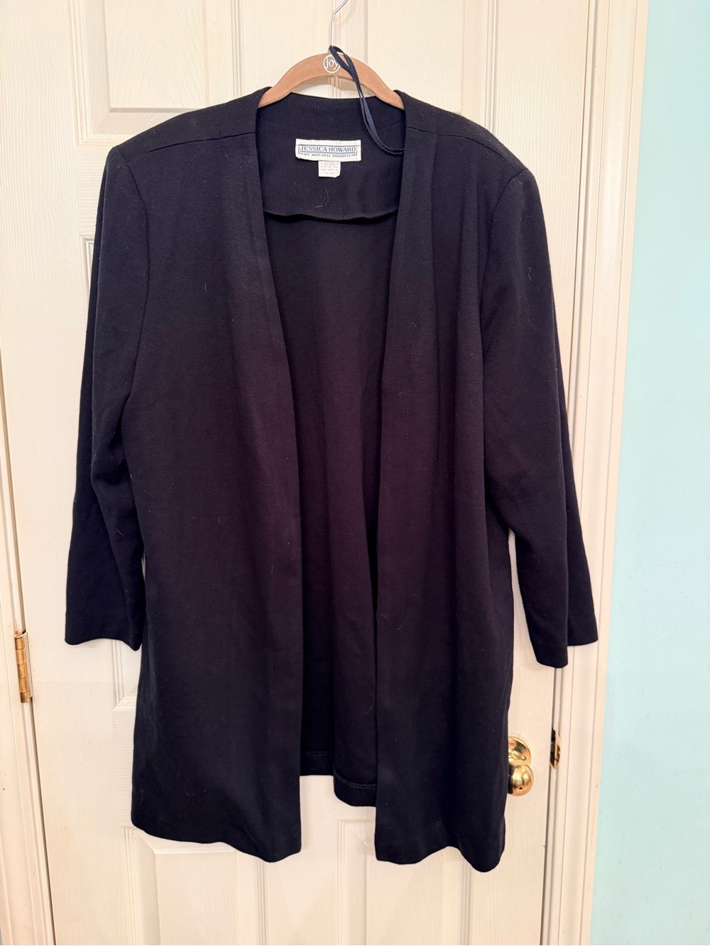 Jessica Howard Black Long Sleeve Cardigan